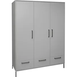 Mäusbacher Kleiderschrank Olaf 148 x 195 cm Holzwerkstoff Kreidegrau matt lack