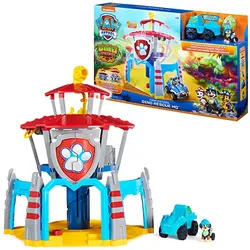 Spin Master PAW Patrol Dino Rescue Hauptquartier-Spielset mit Geräuschen sowie e
