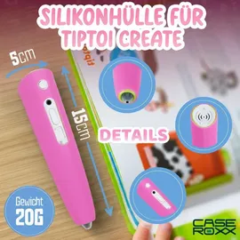 caseroxx TipToi Create Silikon Case rosa