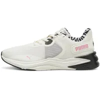 Puma Disperse Xt 3 Wn'S Animal Remix Road Running Shoes, Warm White-Fast Pink-Puma Black, 38.5 EU