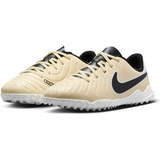 Nike Jr. Tiempo Legend 10 Club TF Multinocken-Fußballschuhe Kinder - lemonade/black/mtlc gold coin 38