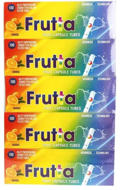 5x Frutta Hülsen Orange 100er