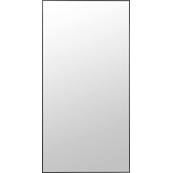 Kare Design Spiegel Bella Rectangular, Schwarz, rechteckig, großer Wandspiegel, 160x80cm