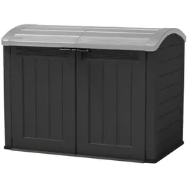 KETER Store-It-Out Ultra, Box, 2000L, wetterfest, abschließbar, Dunkelgrau, für Mülltonnen / Geräte