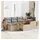 vidaXL Garten-Lounge-Set 7-tlg. beige