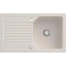 Villeroy & Boch Linara 50 rechts Einbau Crema 860 x 510 mm Excenterbetätigung