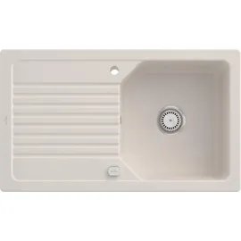 Villeroy & Boch Linara 50 rechts Einbau Crema 860 x 510 mm Excenterbetätigung