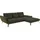 otto home Ecksofa OTTO HOME "Mikado L-Form", grün (dunkelgrün), B:276cm H:88cm T:183cm, 100% Polyester, Sofas, Ecksofa, inkl. Sitztiefenverstellung und Armteilverstellung