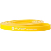 Pure2Improve Pro Widerstand-Fitnessband Leicht, gelb, 101,6x1,3x0,45cm