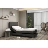 Westfalia Schlafkomfort Boxbett 138 x 211 cm Schwarz