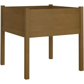 vidaXL Pflanzkübel 70 x 70 x 70 cm Honigbraun