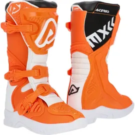 Acerbis X-Team JR Kids Motocross Stiefel weiss-orange, Größe 36