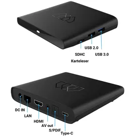 Homatics BoxQ T2/C | Android TV Box | Streaming Box | Google Voice Assistant | Netflix | Disney+ | Prime Video | WiFi Bluetooth 5.0, USB, MicroSD