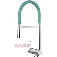 VIZIO Wasserhahn Vorfenster Einhebelmischer Türkis