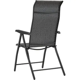 vidaXL Gartenstuhl 58,9 x 91,7 x 27,9 cm grau 8 St.