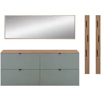 VOLEO Garderoben-Set DIANA - B/H/T ca. 255,00x179,00x37,00