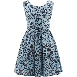 happy girls Sommerkleid HAPPY GIRLS, Mädchen, Gr. 140, N-Gr, light blau, Web, Obermaterial: 100% Baumwolle. Futter: 100% Baumwolle, bedruckt, Basic kniebedeckend, Rundhals, Kleider Sommerkleid, mit modischem Cut-Out im Rücken