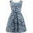 happy girls Sommerkleid HAPPY GIRLS, Mädchen, Gr. 140, N-Gr, light blau, Web, Obermaterial: 100% Baumwolle. Futter: 100% Baumwolle, bedruckt, Basic kniebedeckend, Rundhals, Kleider Sommerkleid, mit modischem Cut-Out im Rücken