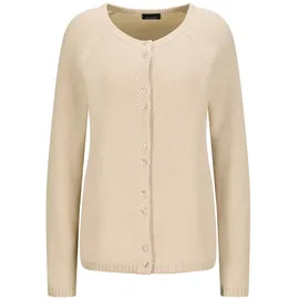 GOLDNER Strickjacke Cardigan aus Baumwolle Beige 23