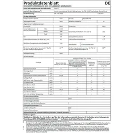 Amica DT 374 160 S Kühl-Gefrierkombination (211 l, 1440 mm hoch, Schwarz-Inox)