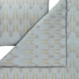 Estella Mako Jersey Interlock Bettwäsche Cielo Farbe: 810/grau 135x200 + 80x80 cm