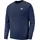Nike Sportswear Club Fleece Herren-Rundhalsshirt Midnight Navy/White XL