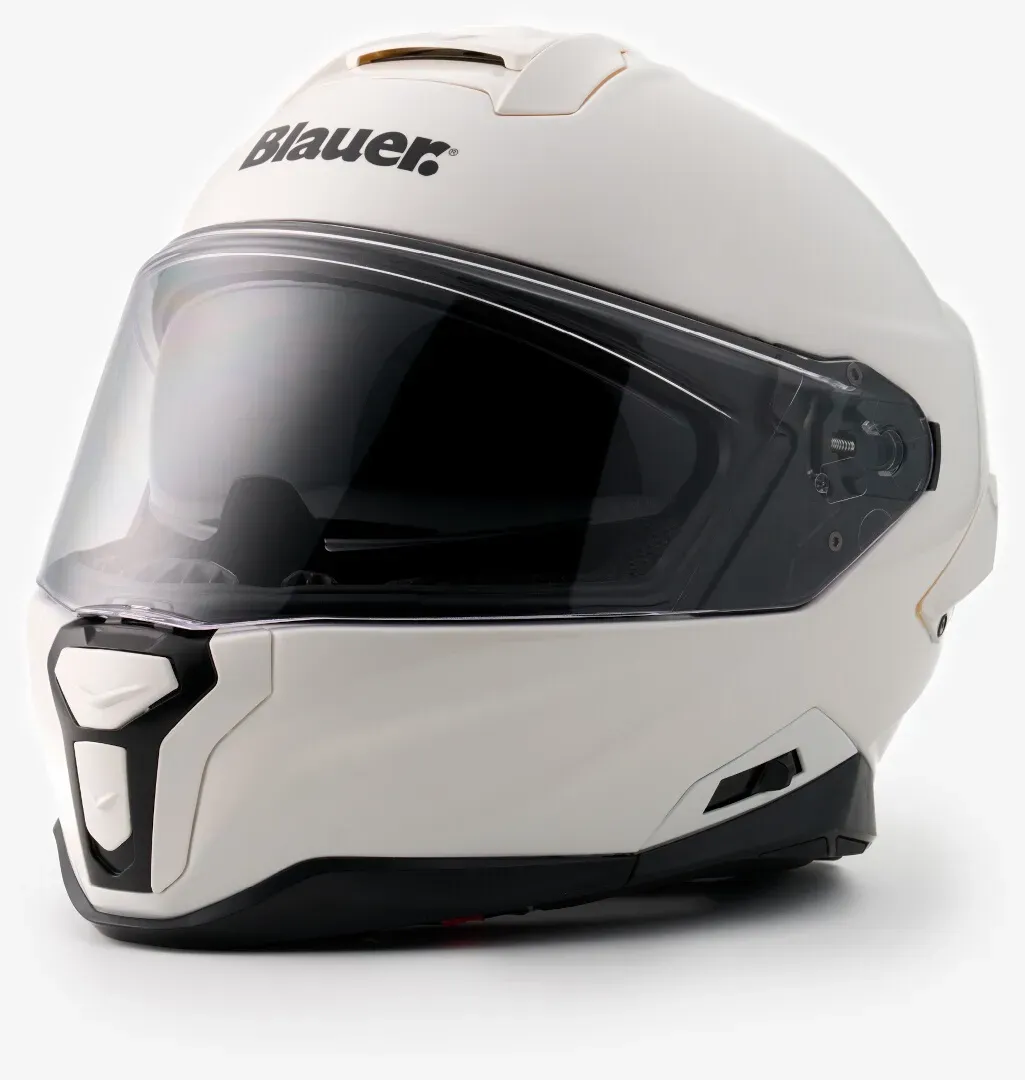 Blauer FF-01 Monocolor Helm, wit, L