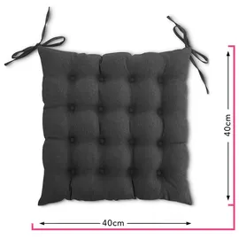 Wometo Stuhlkissen Prime 40 x 40 cm Grau