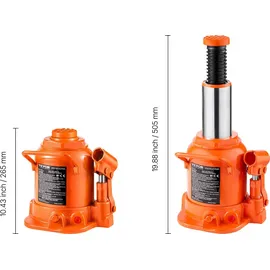 Vevor Wagenheber Stahl 17-32 cm orange