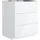 Neoro Waschbeckenunterschrank n50 3 Auszüge 60 x 76 cm Weiß