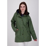 DEPROC Active Regenjacke Friesennerz #ankerglutmeer WOMEN CS auch in Großen Größen erhältlich grün 50