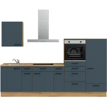 Nobilia Küchenzeile Easytouch I 300,3 cm blau