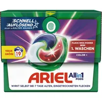 Ariel All-in-1 Pods Colorwaschmittel, 19 Wl 1 Karton = 19 Stück