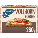 Wasa Knäckebrot Vollkorn - Knuspriges Vollkornknäckebrot - 260 g (12er Pack)