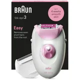 Braun Silk-épil 3 3-031 Rosa/Weiß