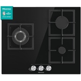 Hisense GG633B Kochfeld Schwarz, Arbeitsplatte 58 cm Gaskochfeld 3 Zone(n)