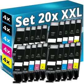 Druckfuxx 20x XL schwarz/gelb/cyan/magenta