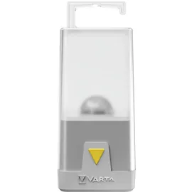Varta Campinglampe LED, Outdoor Ambiance L10 Camping Laterne mit Dimmfunktion und verschiedenen Farbmodi, Campingleuchte mit 3x AA Batterien, für Angeln, Outdoor, Stromausfall, Notfall, unbestückt