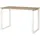 Home Affaire Schreibtisch HOME AFFAIRE "Sign Arbeitstisch, Sekretär, Bürotisch", weiß (jackson hickory, weiß), B:120cm H:75,6cm T:60cm, Tische, Schreibtisch, Cleanes Design, Metallbeine, Breite 120 oder 150 cm