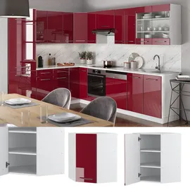 Vicco Eckhängeschrank Fame-Line 57 x 72 x 34,1 cm Bordeaux Hochglanz