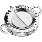 Westmark Ravioliformer, Durchmesser: Ø 12 cm, Mit praktischen Griffen, Rostfreier Edelstahl, Maria, Silber,