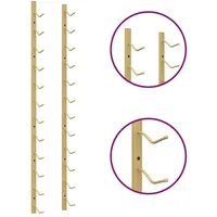 vidaXL Weinregal 12 Flaschen 12,5 x 116 x 2,5 cm Golden