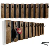 Schlüsselhalter Aus Holz, Lamele, 60 Cm, Braun