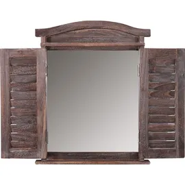 Mendler Wandspiegel 53 x 42 cm Braun