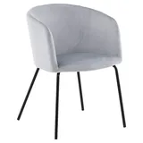 Stuhl Berit ca. 55x78x55 cm Hellgrau