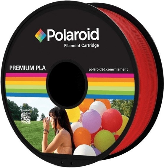 Polaroid PLA Filament rot PL-8019-00 1,75 mm rot transparent Druckmaterial