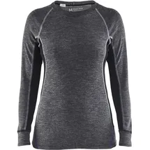 Blåkläder Damen Merino-Unterhemd lang 7200 warm grau - 3XL