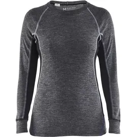 Blåkläder Damen Merino-Unterhemd lang 7200 warm grau - 3XL