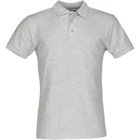 FRUIT OF THE LOOM 65/35 Polo graumeliert S
