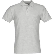 FRUIT OF THE LOOM 65/35 Polo graumeliert S
